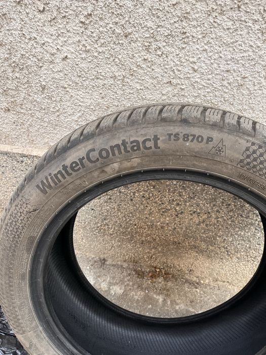 Зимни гуми Continental WinterContact 205/55 R17 dot 21 много запазени, 4 бр.