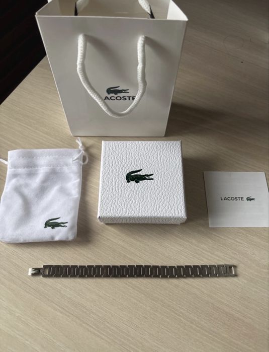 Bratara Lacoste Metropole Silver