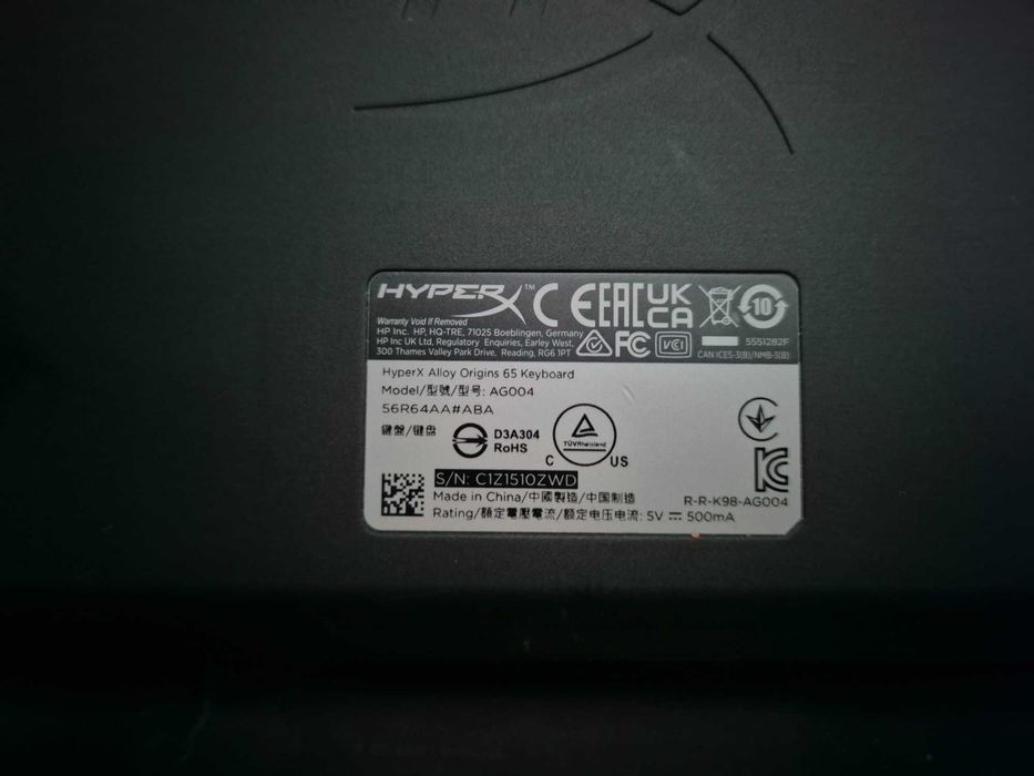 Tastatura HyperX Alloy Origins 65 Aqua