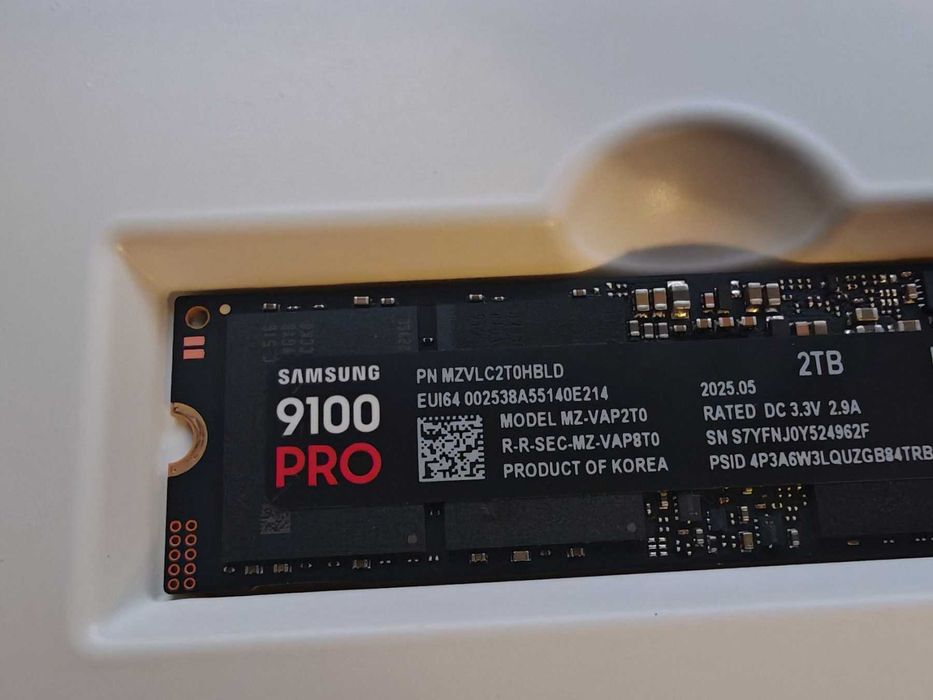 SSD 2TB, Samsung 9100 Pro, NVMe, M.2 GEN 5