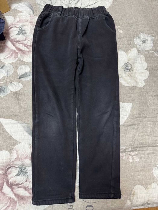 Теплые брюки на резинке на 8-10 лет на мальчика