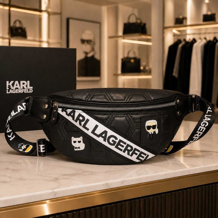 Мъжка чанта тип банан Karl Lagerfeld – 2 модерни модела