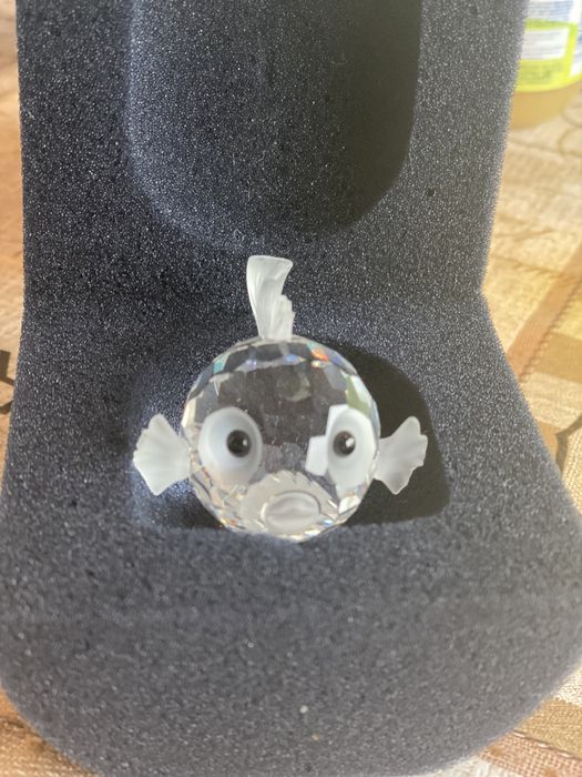 Рядка SWAROVSKI Crystal  Blowfish Animal Sculpture Figurine