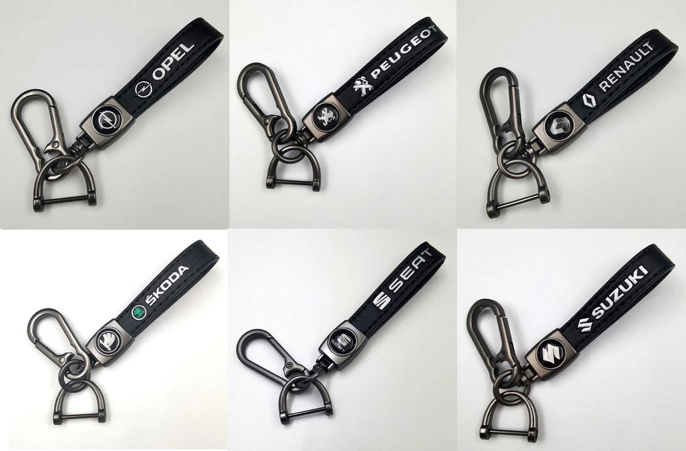 Кожени Авто Ключодържатели Ауди Мерцедес BMW Тойота Шкода Фолксваген