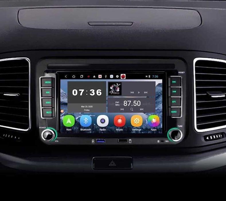 8"  VW Мултимедия плеър двоен дин volkswagen навигация Golf 5 6 Passat