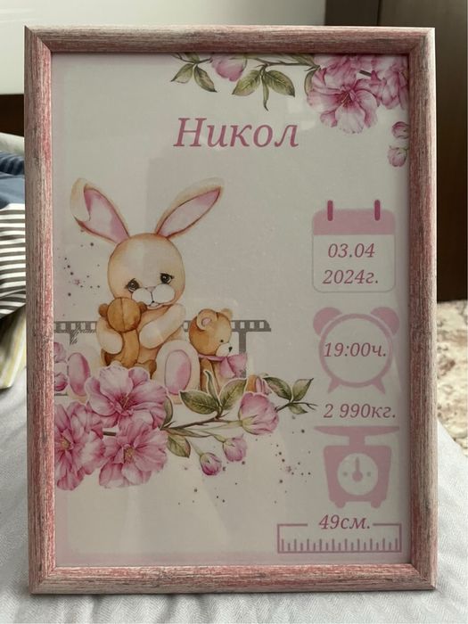 Бебешки визитки