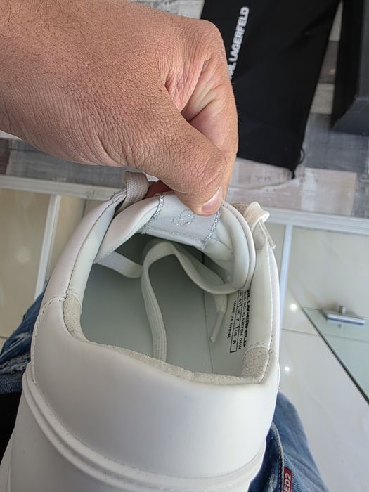 Karl Lagerfeld Сникърси Kl52575n Бял