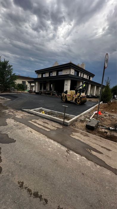 Асфальтирование асфальт бордюр поребрик