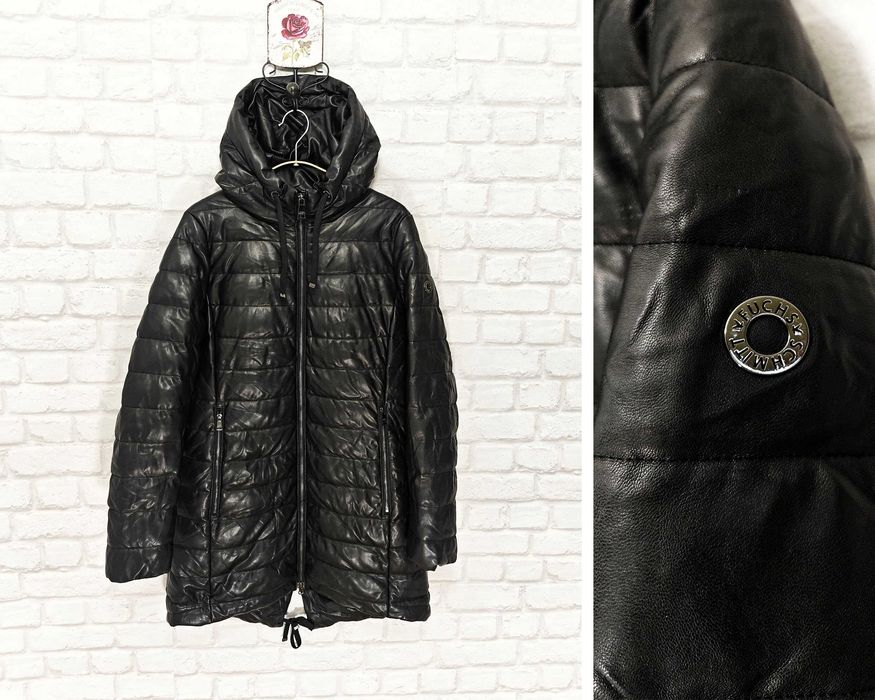 Fuchs Schmitt Еко кожа дамско яке парка размер M / UK 10