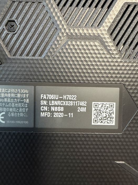 Laptop ASUS TUF A17 FA706IU