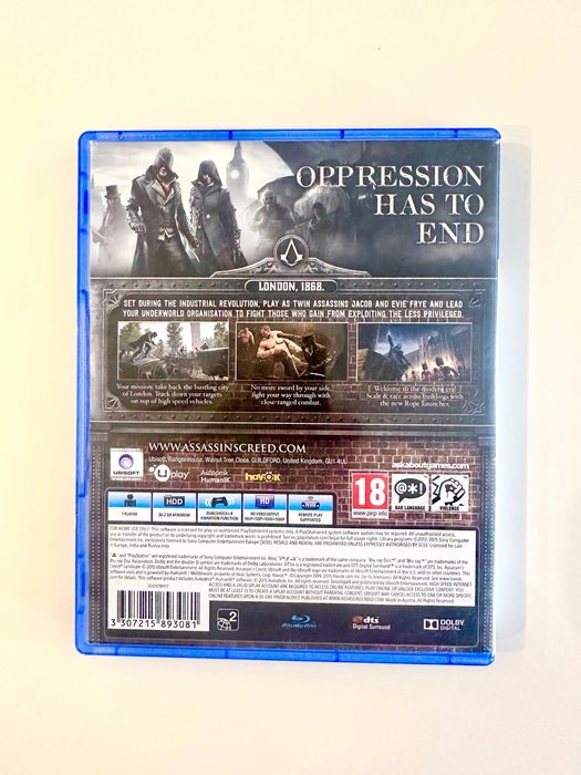 Assassin's Creed Syndicate PS4 игра, Dragon Age INQUISITION PS4 игра