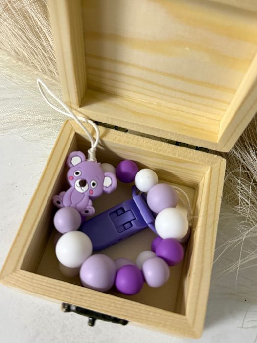 Lănțișor silicon suzeta fetiță