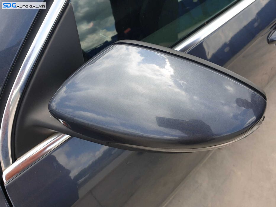 Oglinda Stanga Electrica Fara Pliere Rabatare cu Lumina Ambientala cu DEFECT Volkswagen Passat B7 2010 - 2015 Culoare LK7X [K2085]