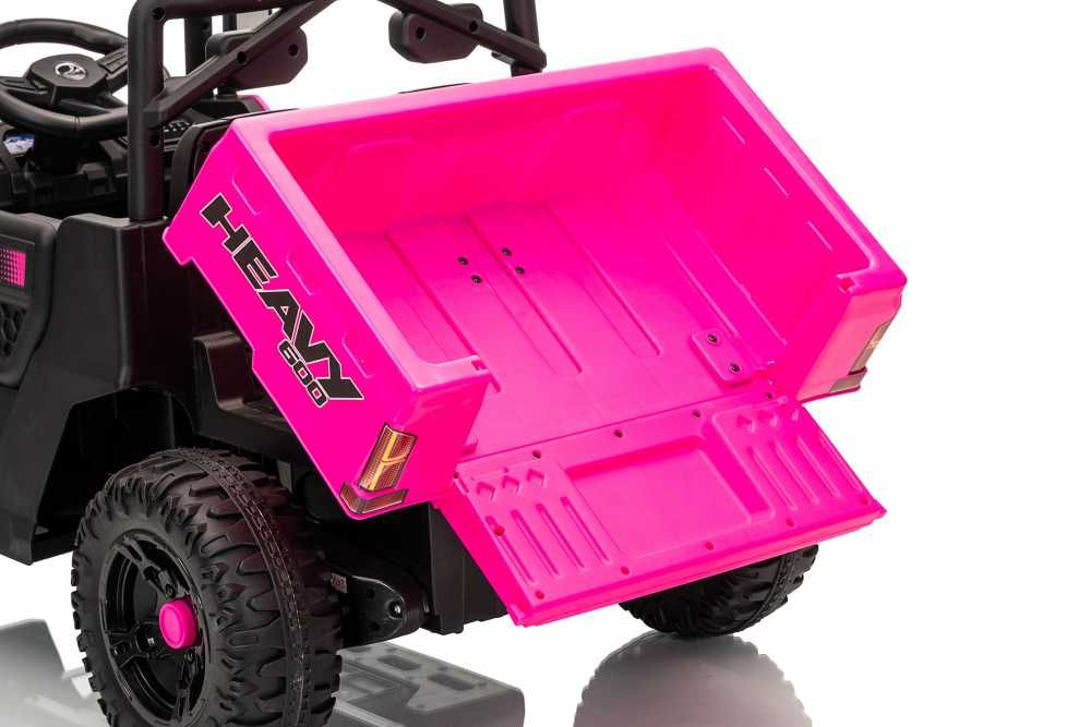 Masinuta electrica  Nichiduta Heavy Duty Red cu remorca rabatabila