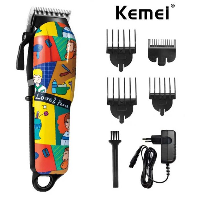 Професионална машинка за подстригване Kemei KM-770, 5W, Многоцветен