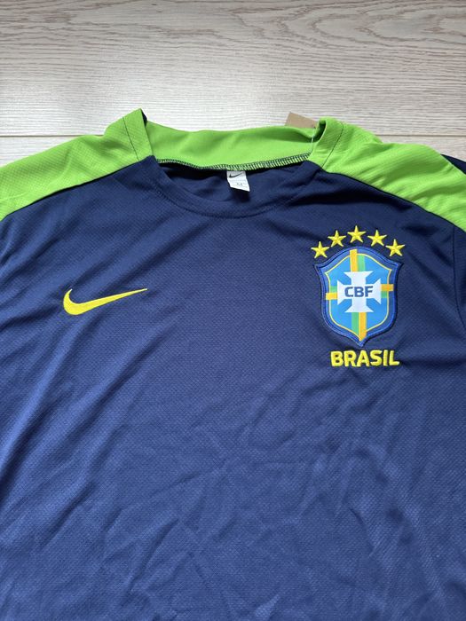 Echipament fotbal Brazilia Nike bleumarin complet tricou + șort
