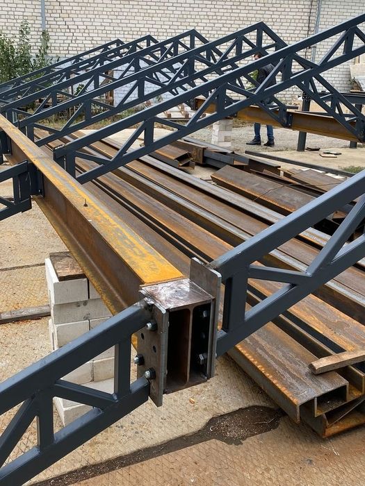 Металлоконструкции, фермы ангары