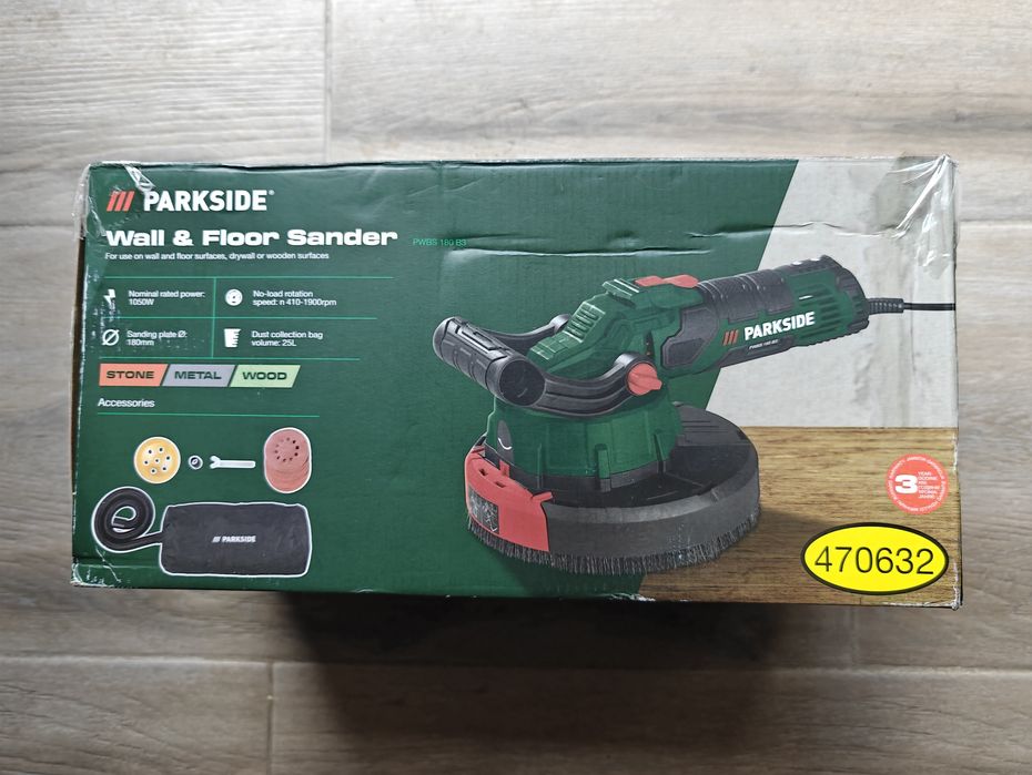 Slefuitor pereți și pardoseli Parkside PWBS 180 B3 șlefuit  1050w