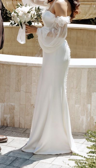 Rochie mireasa xs facuta pe comanda -Latelier Blanche