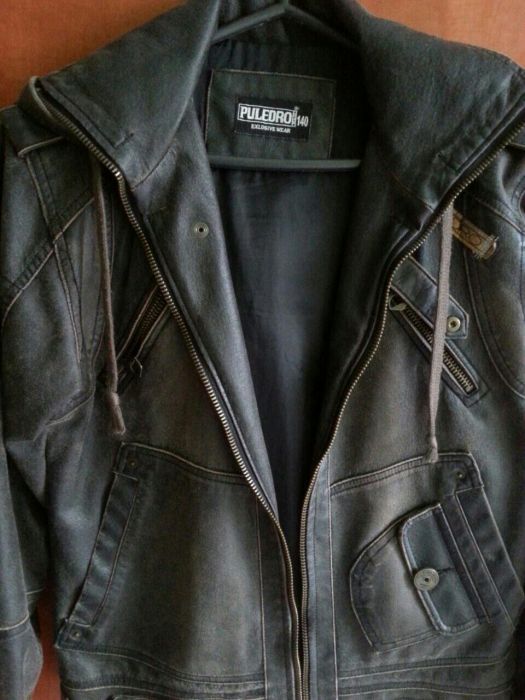 Детско кожено яке на Пуледро