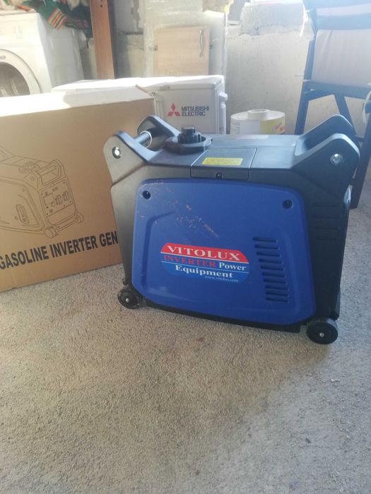 Генератор за ток. Ползван е 4 часа