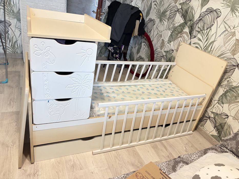 Кровать детская трансформер 0-12 лет