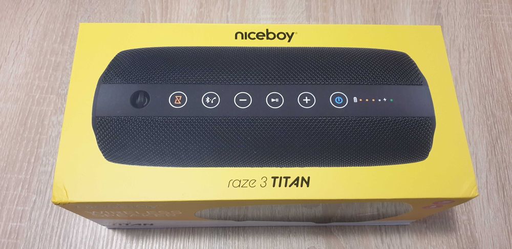 Boxa portabila cu bluetooth, Niceboy RAZE 3 Titan, 500 lei.