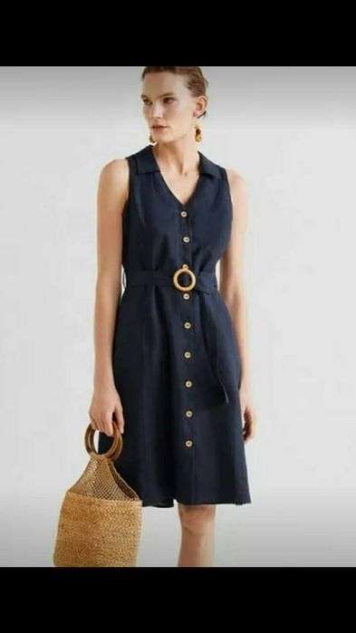 Сарафан Mango лен