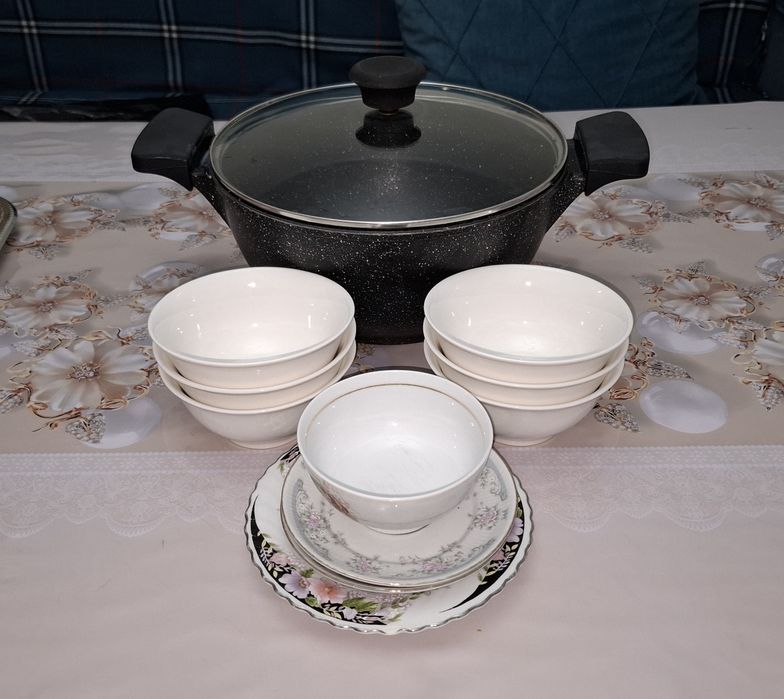 Срочно продам пасуду и казан