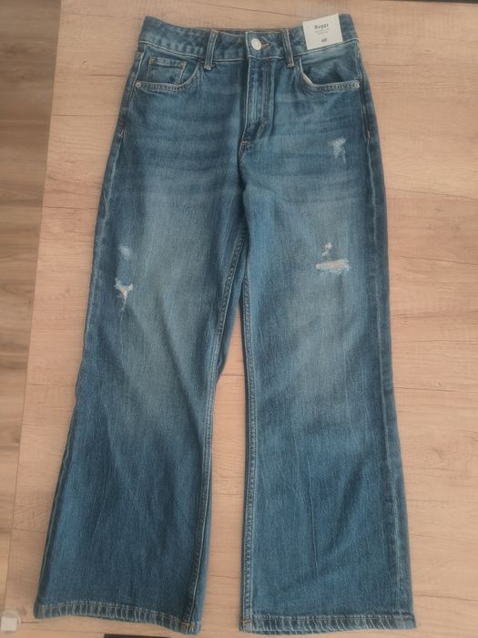 Blugi noi H&M, fetiță 9-10 ani