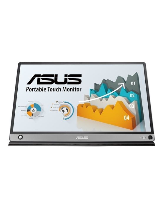 Монитор ASUS ZenScreen Touch MB16AMT серебристый