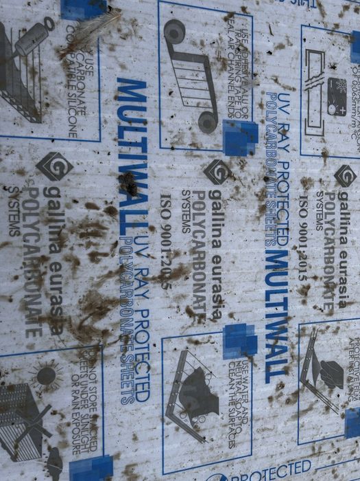 Policarbonat terasa antigrindina cu 7 pereti