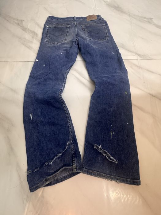 Кастом буткат Levi’s джинсы