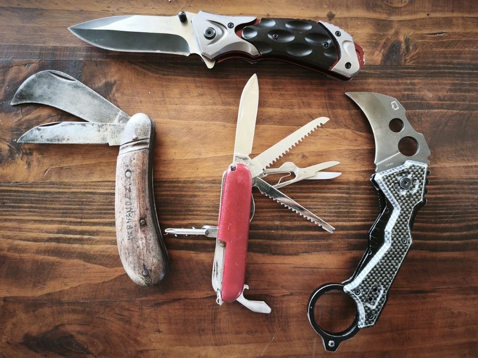 Сет от 4 ножа: Тактически Gerber, Керамбит, Ретро "Hernandez" и Мултит