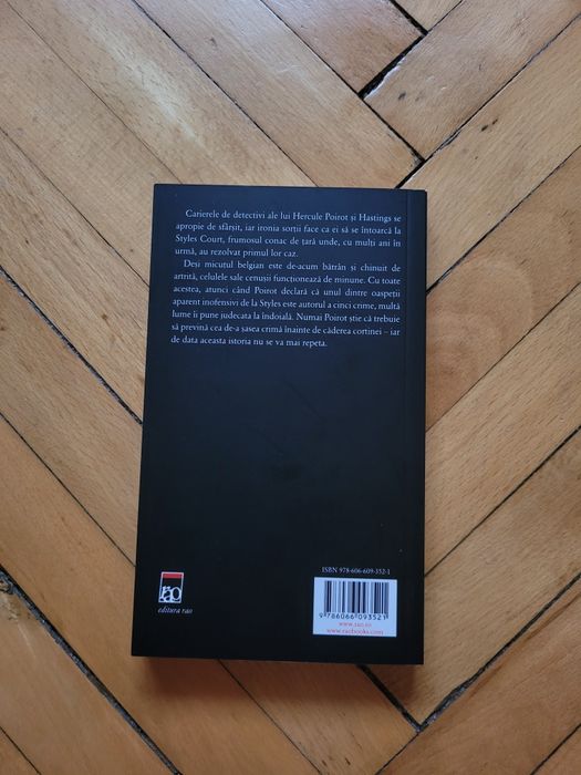 Cortina: ultimul caz al lui Poirot, Agatha Christie