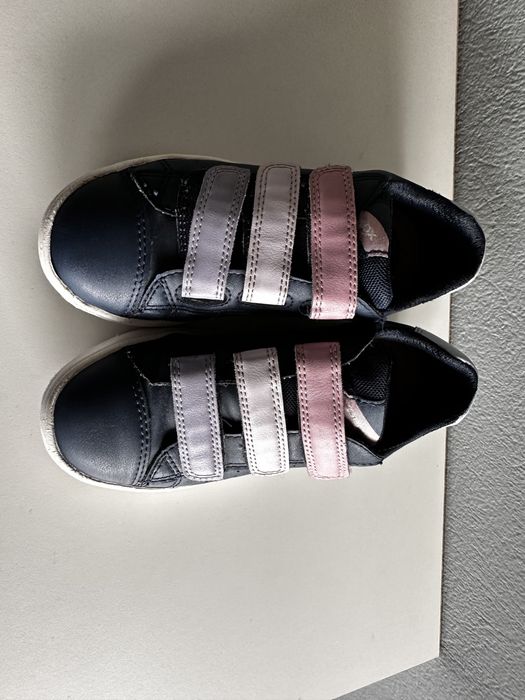 Pantofi Geox Respira, fete, piele, albaștri, mărimea 31