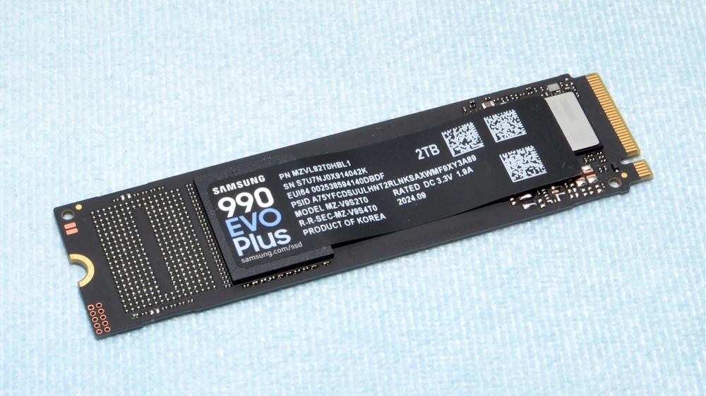 Samsung 990 EVO Plus 1Tb SSD M2 NVMe PCIe 4.0x4/5.0x2, 7150/6300