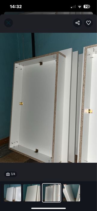 Кухонный стол белый