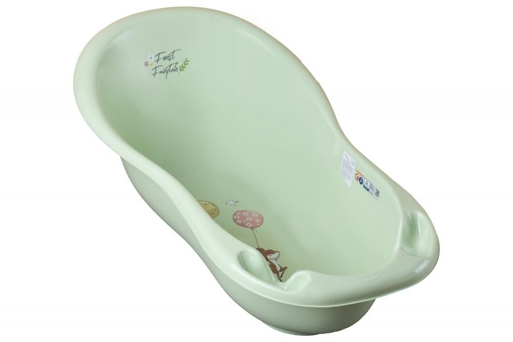 Set Cadita 102cm cu suport metalic si suport anatomic Forest Verde