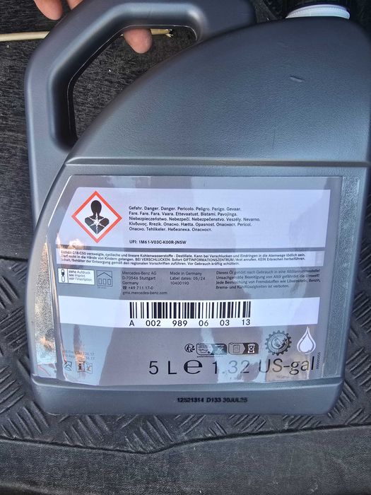 Vand ulei cuttie automata Mercedes