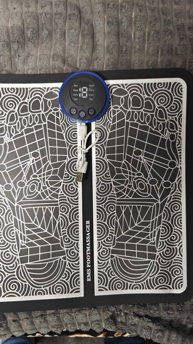 Covoraș de masaj pentru picioare, Masaj electric vibrator, Tehnologie EMS