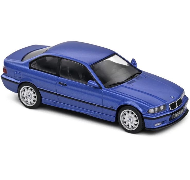 BMW E36 M3 COUPE machetă auto scara 1:43 (10 cm) albastru SOLIDO