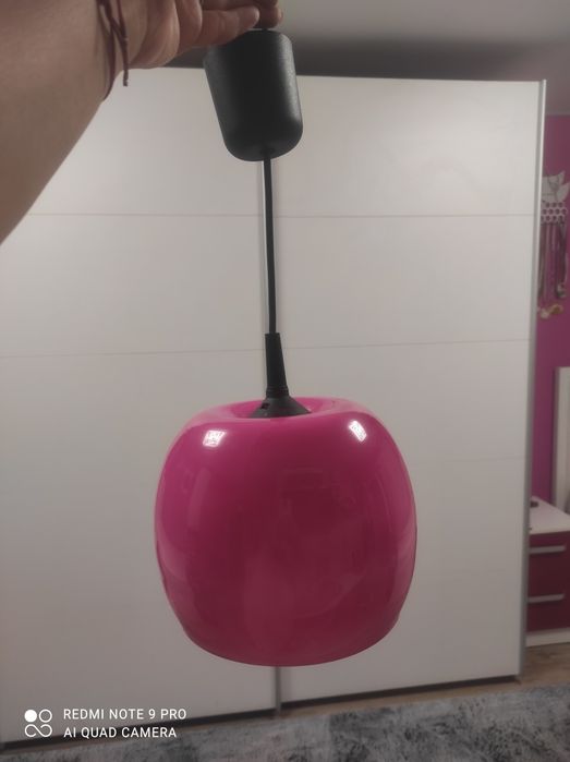 Два абажура в розово