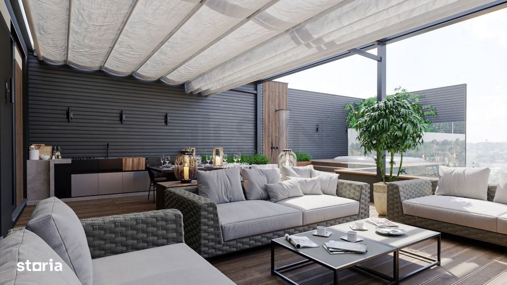 Apartament modern tip duplex I Zona Aviatiei I Terasa 42 mp