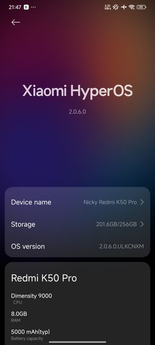 Redmi K50 Pro 8/256 sotiladi