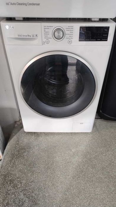 *ПРОМО* Комплкет А+++ Пералня 9 кг и Сушилня 8 кг-Термопомпа LG-ЛГ