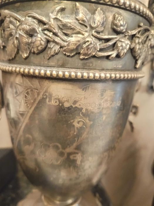 Изключително рядка маслена лампа от викторианската епоха.