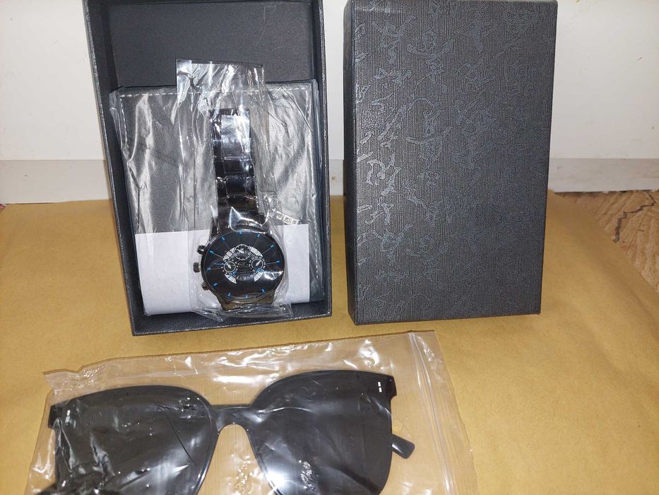 Set cadou barbat ochelari ceas si portofel - la tipla