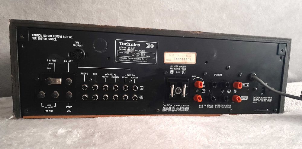 TECHNICS SA-500 vintage receiver Hi-Fi amplificator tuner radio