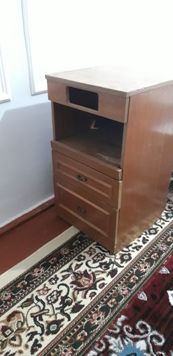 Двух спальный диван + тумба